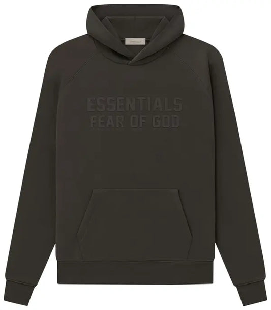 Fear of God Essentials Hoodie - Off Black