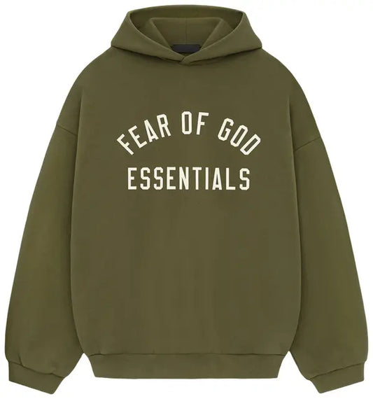 Fear of God Essentials Hoodie - Military